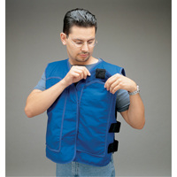 ALLEGRO INDUSTRIES Cooling Vests with Insert Pockets, Large, Royal Blue Nuna Depot Inc.