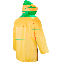 Manteau imperm&eacute;able Neo-slick r&eacute;sistant aux produits chimiques & &agrave; l'acide, Petit, Jaune, N&eacute;opr&egrave;ne Nuna Depot Inc.