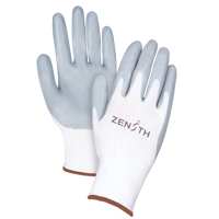 Gants l&eacute;gers enduits et respirants, 9/Grand, R&ecirc;vetement Mousse de nitrile, Calibre 13, Enveloppe en Polyester Nuna Depot Inc.