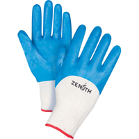 Gants enduits et tricot&eacute;s sans coutures de poids moyen, 7/Petit, R&ecirc;vetement Nitrile, Calibre 13, Enveloppe en Coton Nuna Depot Inc.