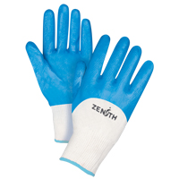 Gants enduits et tricot&eacute;s sans coutures de poids moyen, 10/T-Grand, R&ecirc;vetement Nitrile, Calibre 13, Enveloppe en Coton Nuna Depot Inc.