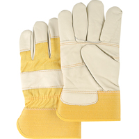 Gants en cuir de mobilier, Grand, Paume en Cuir fleur de vache, Doublure en Coton Nuna Depot Inc.