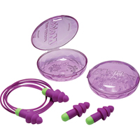Bouchons d'oreilles r&eacute;utilisables Rockets, Avec cordon, Vrac - &eacute;tui en plastique, 27 dB NRR, Taille unique Nuna Depot Inc.