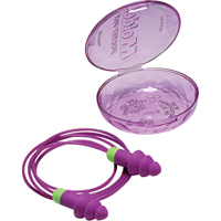 Bouchons d'oreilles r&eacute;utilisables Rockets, Avec cordon, Vrac - &eacute;tui en plastique, 27 dB NRR, Taille unique Nuna Depot Inc.