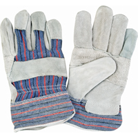 Gants d'ajusteur &agrave; paume renforc&eacute;e d'usage standard, T-Grand, Paume en Cuir de vache refendu, Doublure en Coton Nuna Depot Inc.