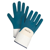 Gants &agrave; poignet de s&eacute;curit&eacute; de poids lourd, 10/T-Grand, R&ecirc;vetement Nitrile, Enveloppe en Coton Nuna Depot Inc.