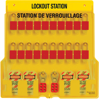 Station de verrouillage, Cadenas Thermoplastique, Capacit&eacute; de 20, Cadenas Compris Nuna Depot Inc.