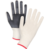 Gants en tricot &agrave; paume enduite, Poly/coton, Un c&ocirc;t&eacute;, Calibre 7, Petit Nuna Depot Inc.