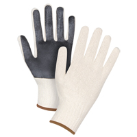 Gants en tricot &agrave; paume enduite, Poly/coton, Un c&ocirc;t&eacute;, Calibre 7, Grand Nuna Depot Inc.