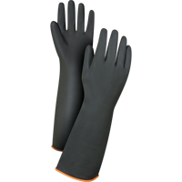 Gants de poids lourd pour la manipulation de produits chimiques, Taille Grand/9, 18" lo, Latex de caoutchouc, 30 mils Nuna Depot Inc.