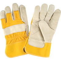 Premium Quality Fitters Gloves, Large, Grain Cowhide Palm, Cotton Inner Lining Nuna Depot Inc.