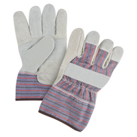 Premium Patch Palm Fitters Gloves, Large, Split Cowhide Palm, Cotton Inner Lining Nuna Depot Inc.
