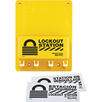 Poste de verrouillage compacte, Cadenas Aucune, Capacit&eacute; de 4, Cadenas Non compris Nuna Depot Inc.
