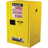 Armoire de s&eacute;curit&eacute; compacte pour produits inflammables EX Sure-Grip, 12 gal., 1 Porte(s), 23,25" La x 35" h x 18" p Nuna Depot Inc.