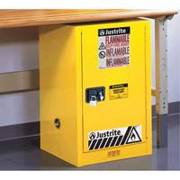 Armoire de s&eacute;curit&eacute; compacte pour produits inflammables EX Sure-Grip, 12 gal., 1 Porte(s), 23,25" La x 35" h x 18" p Nuna Depot Inc.