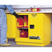 Armoire de s&eacute;curit&eacute; pour dessous de comptoir pour produits inflammables EX Sure-Grip, 22 gal., 2 Porte(s), 35" La x 35" h x 22" p Nuna Depot Inc.