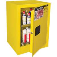 Armoire de s&eacute;curit&eacute; d'&eacute;tabli pour produits inflammables EX Sure-Grip, 24 gal., 1 Porte(s), 21" La x 27" h x 18" p Nuna Depot Inc.