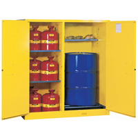 Sure-Grip&reg; EX Double-Duty Safety Cabinets, 115 US gal. Cap., Yellow Nuna Depot Inc.