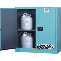 Armoires de s&eacute;curit&eacute; pour acides & produits corrosifs avec doublure ChemCor, 30 gal., 43" x 44" x 18" Nuna Depot Inc.