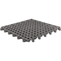 ErgoDeck&reg; General Purpose No. 564 Matting, PVC, 1-1/2' W x 1-1/2' L, 7/8" Thick, Charcoal Nuna Depot Inc.