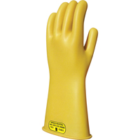 Yellow Natural Rubber Insulating Gloves, ASTM Class 2, Size 8, 14" L Nuna Depot Inc.
