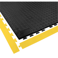 Rejuvenator Connect No. 502 Matting, Polyurethane, 3' W x 3' L, 5/8" Thick, Black Nuna Depot Inc.