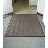 Waterhog&reg; Eco Elite Matting, Wiper/Scraper, 4' x 6' x 3/8", Chestnut Brown Nuna Depot Inc.