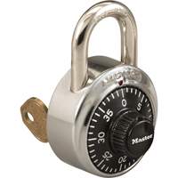 Padlock, Combination, Hardened Steel, 1-7/8" Width Nuna Depot Inc.