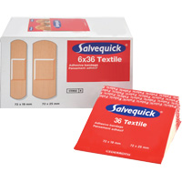 Syst&egrave;mes de distribution de bandages Salvequick - recharges st&eacute;riles, Rectangulaire/carr&eacute;e, Tissu, St&eacute;rile Nuna Depot Inc.