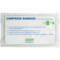 Pansements compressifs, embouts gaufr&eacute;s, Couper au besoin lo x 4-1/2" la Nuna Depot Inc.