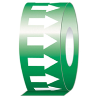 Pipe Marker, 108', White on Green Nuna Depot Inc.
