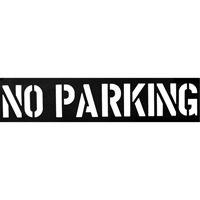 Parking Lot Stencils, English, 12" Nuna Depot Inc.