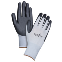Gants l&eacute;gers enduits et respirants, 9/Grand, R&ecirc;vetement Mousse de nitrile, Calibre 13, Enveloppe en Polyester Nuna Depot Inc.