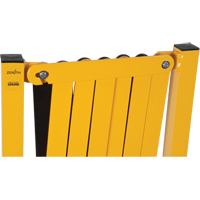 Expandable Barrier, 37" H x 11' L, Black/Yellow Nuna Depot Inc.