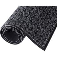 Tire-Track Entrance Mat, Wiper/Scraper, 4' x 6' x 3/8", Charcoal Nuna Depot Inc.