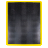 Tapis antifatigue en d&ocirc;me, &agrave; bulles, 2' x 3' x 1/2", Noir, Caoutchouc Nuna Depot Inc.
