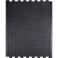 Anti-Fatigue Dome Matting, Bubbled, 3' x 4' x 1/2", Black, Rubber Nuna Depot Inc.