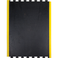 Anti-Fatigue Dome Matting, Bubbled, 3' x 4' x 1/2", Black, Rubber Nuna Depot Inc.