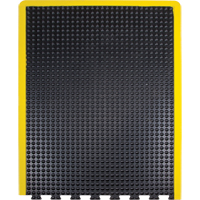 Anti-Fatigue Dome Matting, Bubbled, 3' x 4' x 1/2", Black, Rubber Nuna Depot Inc.