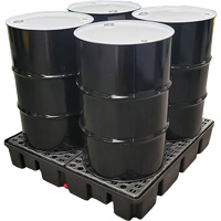 Nestable Spill Pallet Without Drain, 66 US gal. Spill Capacity, 49" x 49" x 10.5" Nuna Depot Inc.