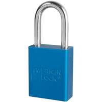 Cadenas de s&eacute;curit&eacute; American Lock, Bleu, Cl&eacute;s identiques, Aluminium, Largeur de 1-1/2" Nuna Depot Inc.