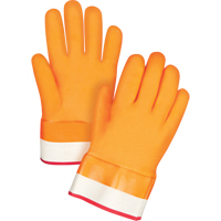 Gants doubl&eacute;s pour l'hiver r&eacute;sistants aux produits chimiques, Taille Grand/9, 10" lo, PVC, Doublure en Molleton de mousse, Gant de calibre hiver Nuna Depot Inc.