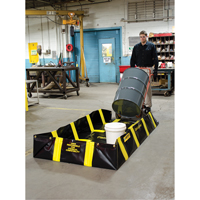 Bermes de confinement avec supports int&eacute;rieurs de parois QuickBerm , Capacit&eacute; 235 gal. US, 4' la x 8' lo x 12" h, Support &agrave; encliqueter Nuna Depot Inc.