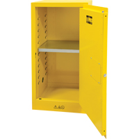 Armoire pour produits inflammables, 16 gal., 1 Porte(s), 23" La x 44" h x 18" p Nuna Depot Inc.