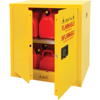 Armoire pour produits inflammables, 22 gal., 2 Porte(s), 35" La x 35" h x 22" p Nuna Depot Inc.