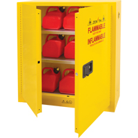 Armoire pour produits inflammables, 24 gal., 2 Porte(s), 43" La x 44" h x 12" p Nuna Depot Inc.
