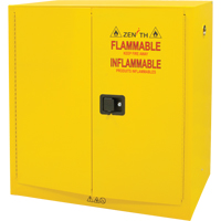 Armoire pour produits inflammables, 30 gal., 2 Porte(s), 43" La x 44" h x 18" p Nuna Depot Inc.