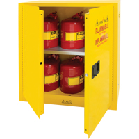 Armoire pour produits inflammables, 30 gal., 2 Porte(s), 43" La x 44" h x 18" p Nuna Depot Inc.