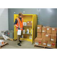 Armoire pour produits inflammables, 45 gal., 2 Porte(s), 43" La x 65" h x 18" p Nuna Depot Inc.