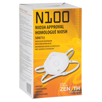 Respirateur contre les particules, N100, Certifi&eacute; NIOSH, Moyen/grand Nuna Depot Inc.